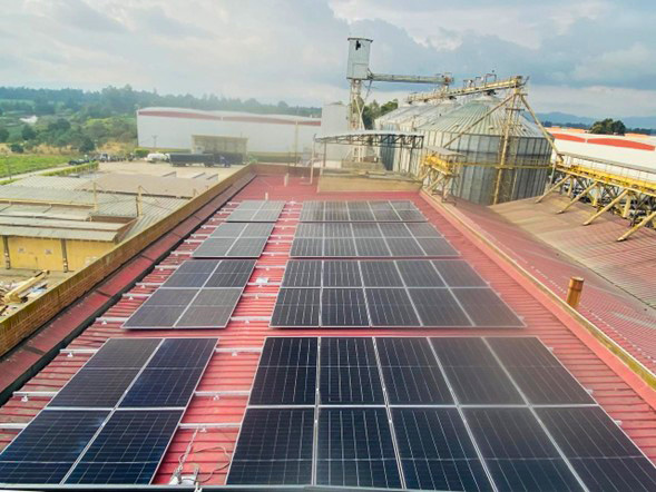 Paneles solares, Albateq - Planta Alimentos Fase I