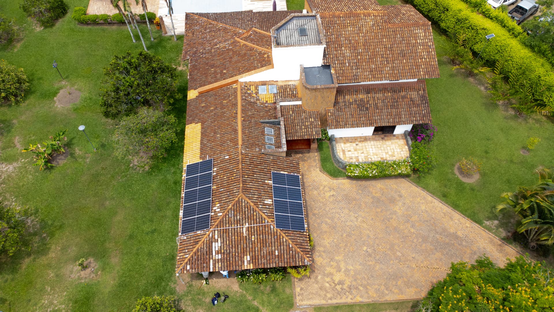 Paneles solares, Residencia en Pereira